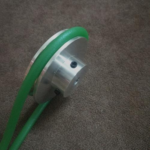 diy 圆皮带用滑轮梯形单槽皮带轮电机传动自动化配件 mbrda 米思米型