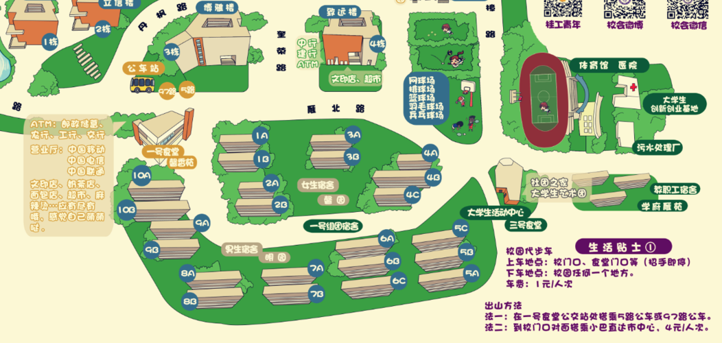 校园地图——扁平化应用