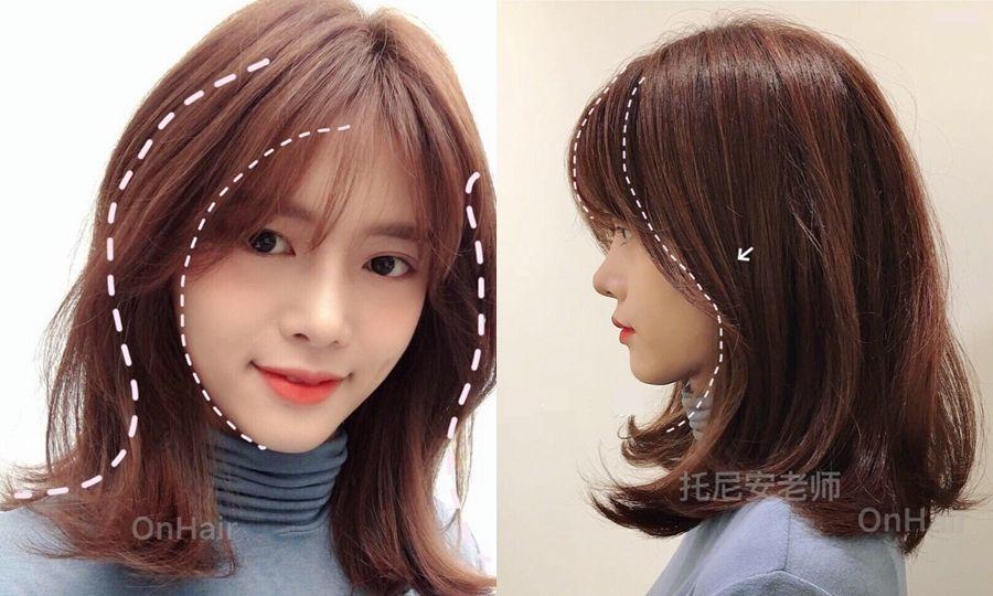 网红都在剪这款瘦脸发型!小红书爆款法式刘海,步骤简单自己剪!
