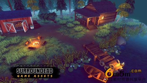 unity生存类游戏场景surroundead - survival game assets 3.