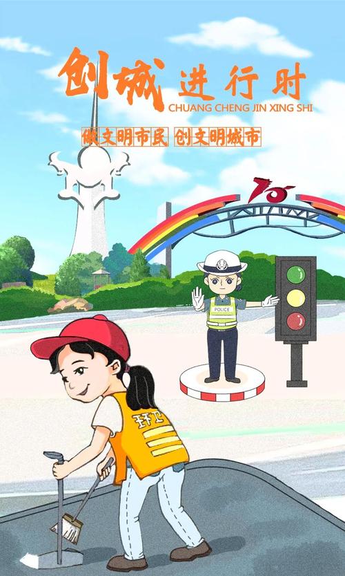 海报| 创城进行时 文明环境 从我做起