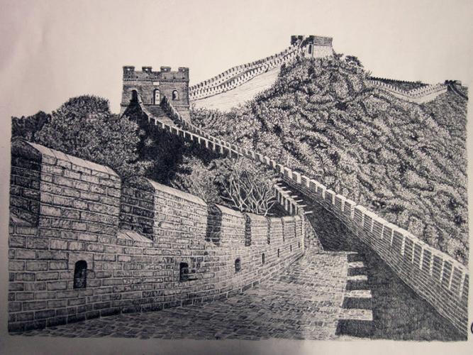 绘画习作——长城