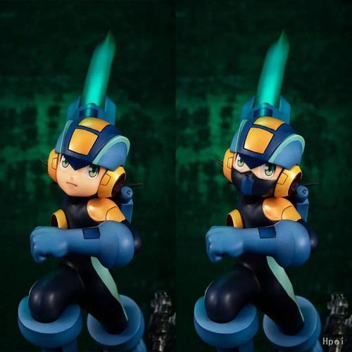 新品预定~ megahouse 游戏角色系列dx 洛克人exe 洛克人exe&佛鲁迪exe