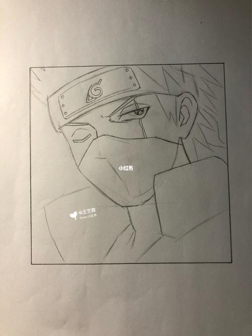 火影忍者～卡卡西_火影忍者_人文_绘画