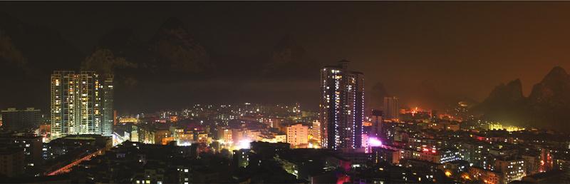 金城江夜景一角 河池365论坛 - powered by discuz!