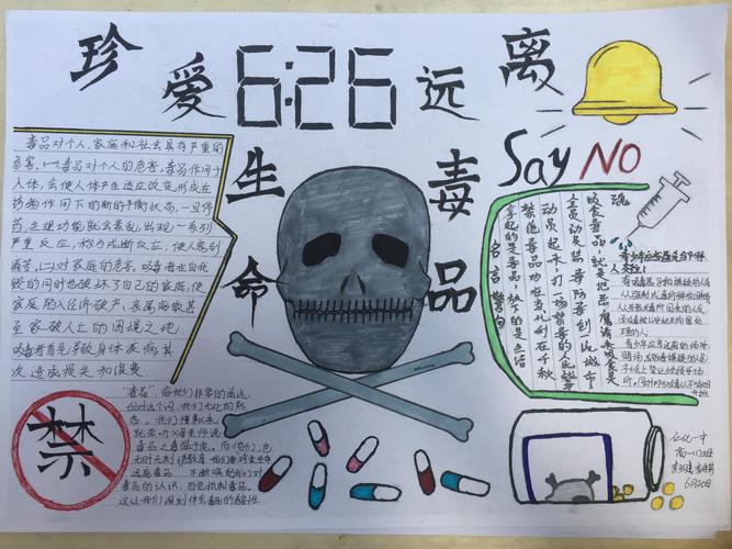 26"禁毒日教育宣传手抄报比赛简讯