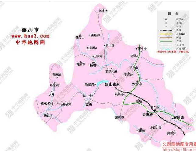 韶山市地图全图,韶山市地图高清版下载 - 8264户外.