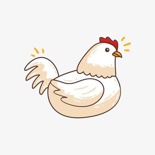 可爱卡通母鸡图片-可爱卡通母鸡图片矢量素材下载