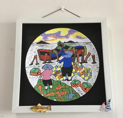 使舟山的渔民画升华为一种反映海洋文化,海岛风情的优美画卷