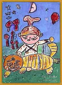武松打虎儿童画简笔画