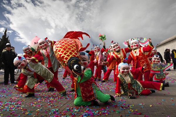 2015年天津春节活动——第十二届杨柳青民俗文化旅游节暨古镇寻宝旅游