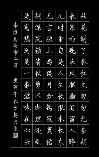 罗扬硬笔书法 - 书灋逹人 - 开阳书法教研