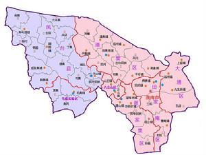 (图)淮南行政区划图