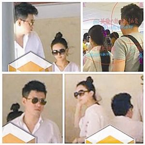 一组赵丽颖与王昊同游马尔代夫的照片被曝光