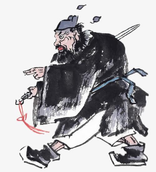 关键词 : 水墨画,人物,拿剑的人,矢量图,装饰,矢量装饰