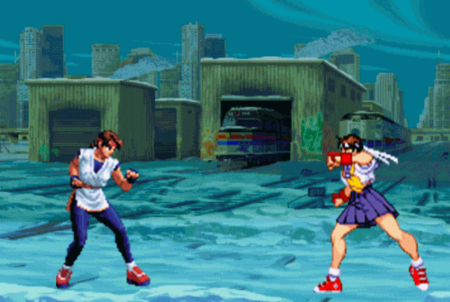 人物都是游戏人物拳皇和街霸相对应的女子格斗家一旦开撕你站哪边