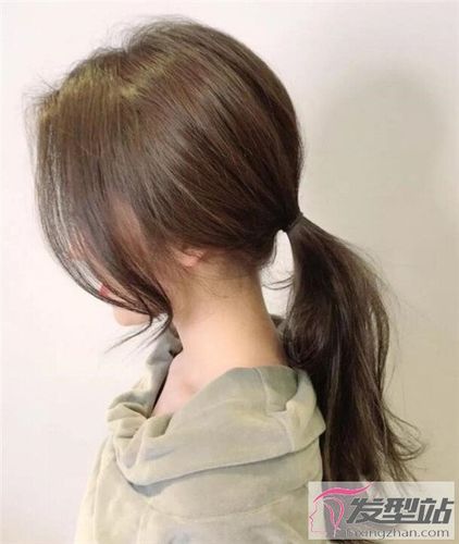 韩式气质低马尾 换一款美一款好上头