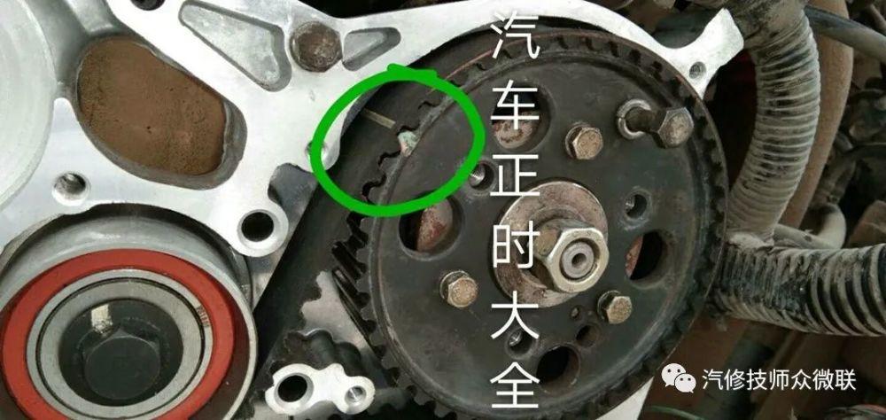 江铃 全顺 发动机高清正时图