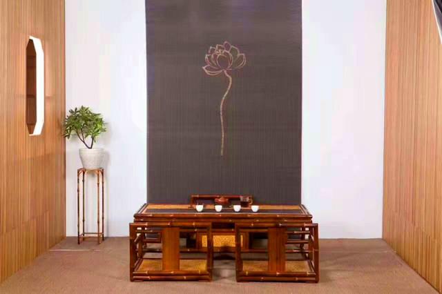 16800元 茶台六件套,背景墙挂画,地垫,上水柜,烧水壶,茶道组合,干泡台