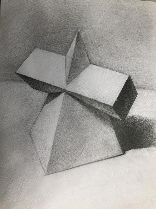 零基础素描分享一几何体