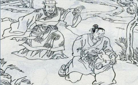 古代穷人简笔画