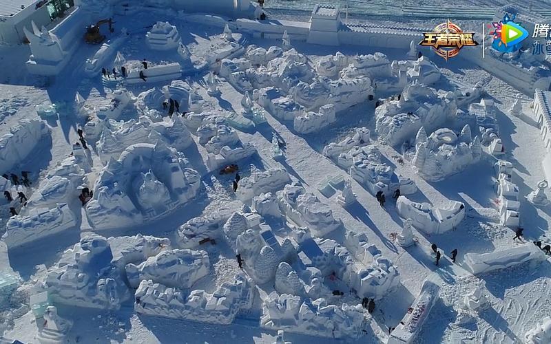 王者荣耀:一分钟带你逛冰雪大世界王者峡谷