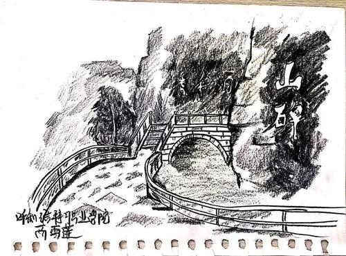 红旗渠写生季 妙笔绘天河 美景寄画卷