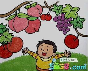 秋天的果实简笔画幼儿视频