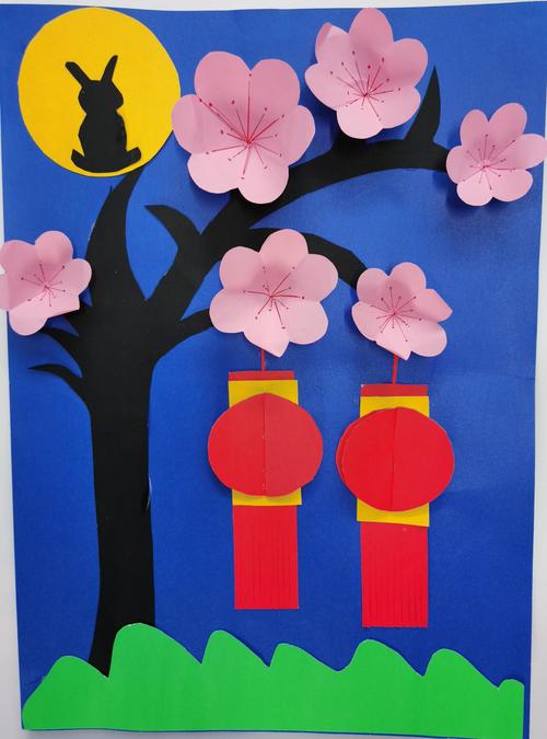 清丰县幸福路小学2020年"贺中秋,迎国庆"手工作品展(一年级)