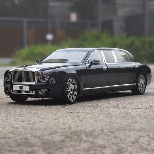 ar似真1182017款宾利慕尚mulliner加长版合金汽车模型车模