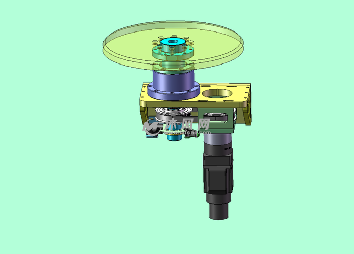 旋转结构正视图