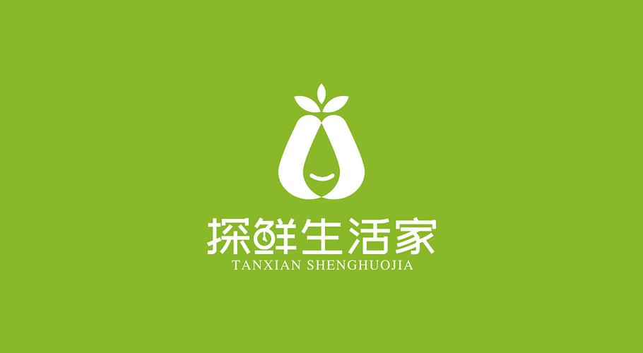 探鲜生活家-生鲜超市logo设计