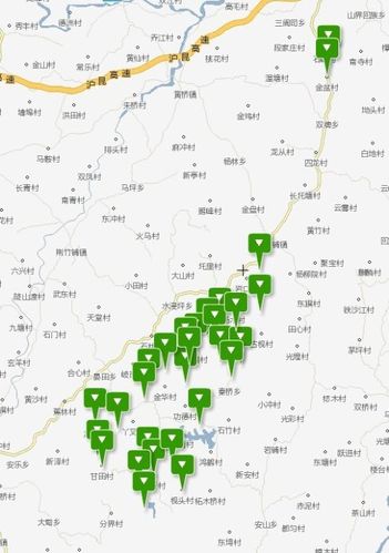 马氏豹公房后裔分布位置图(一)