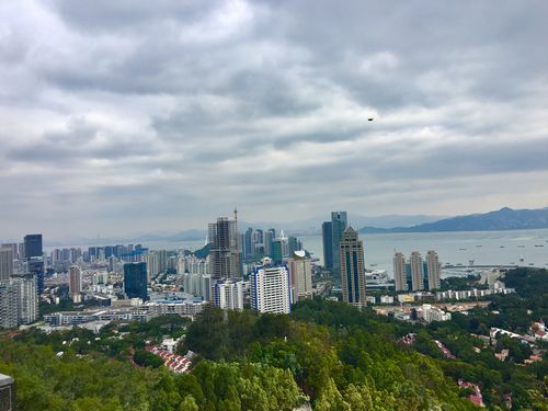 深圳南山公园山顶风景