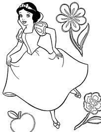 兴趣爱好 学画画 图画作品 《白雪公主简笔画图片大全》正文