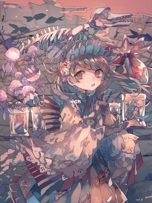 可爱画师茶ごま的插画作品_插画_文化_绘画