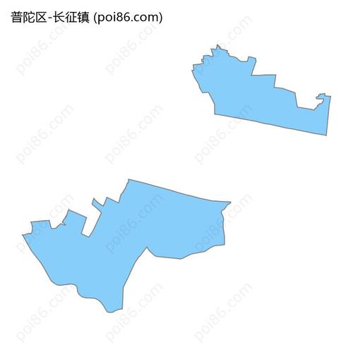 长征镇边界地图