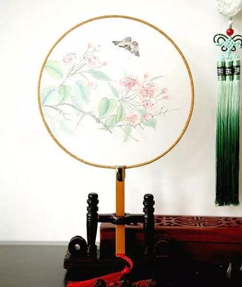 团扇绘画教程,手把手教你画团扇!