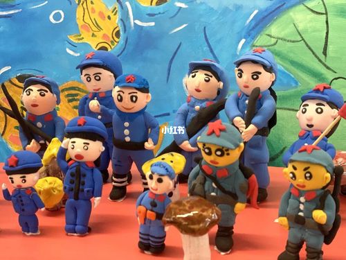 泡泡泥手工/捏小红军教程_手工制作_教程_我的手工日常_兴趣爱好_手工