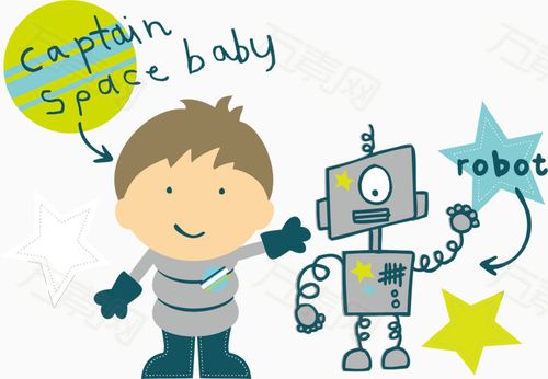 机器人发明家图片免费下载_卡通手绘_万素网