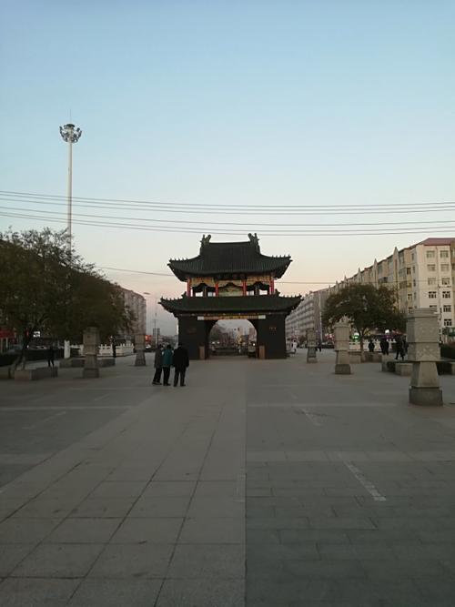 神秘的双城堡东门楼