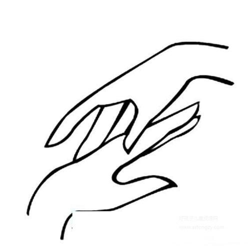 手怎么画简笔画,手怎么画的简笔画画法