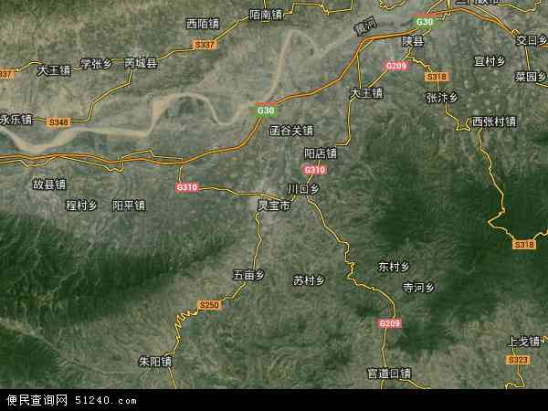 灵宝市卫星地图 - 灵宝市高清卫星地图 - 灵宝市高清航拍地图 - 2021