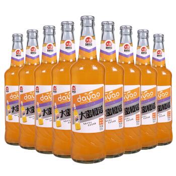 大窑橙诺橙味饮料550ml9瓶碳酸饮料整箱装大窑嘉宾橙汁汽水内蒙古特产