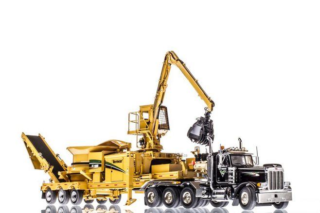 彼得标379 及 威猛tg7000 碎石机 工程车模型 twh 1:50 t01004合金