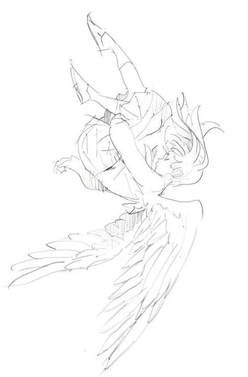 【绘画素材】有着雪白翅膀的不一定是天使!一组超棒的