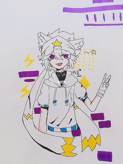 雷大猫猫～_猫咪_凹凸世界_凹凸世界雷狮_文化_绘画