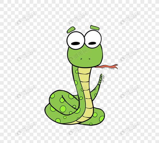 响尾蛇手绘贴图