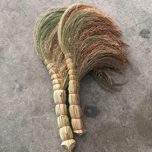 厂家直销黍子苗扫把手工扫把红白事用扫床扫炕谷子苗扫把