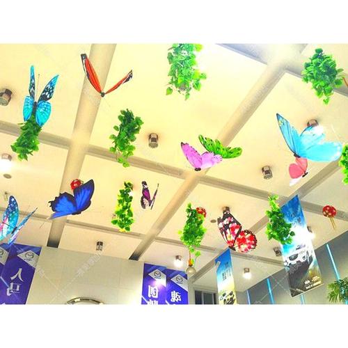 活动草坪促销创意用品装饰布置吊顶美陈商场店铺春季氛围吊饰卖场